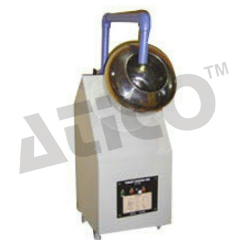 Tablet Coating Pan - Stainless Steel, 12 Inch, Oil-Immersed Gearbox, Hot Air Blower, Temperature Control, Neon Indicator