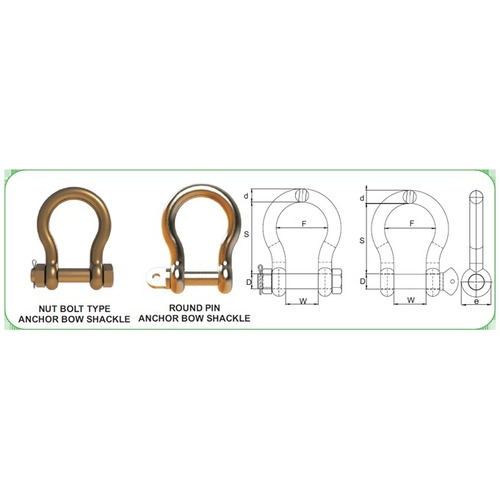 मेटल अलॉय स्टील बो-शेकल स्क्रू पिन और नट बोल्ट टाइप
