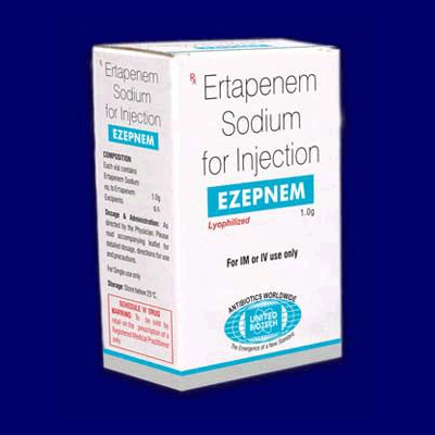 Ertapenem Sodium Injection Age Group: Adult