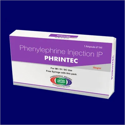 Liquid Phenylephrine Hydrochloride Injection