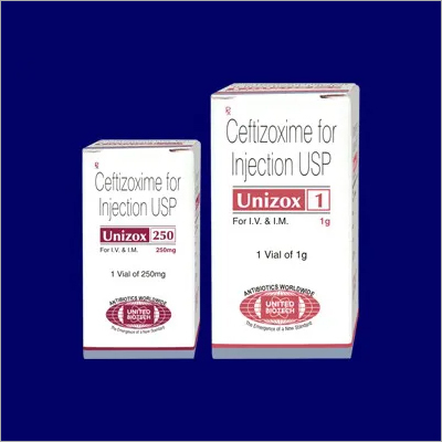 Liquid Ceftizoxime For Injection Usp 1 G