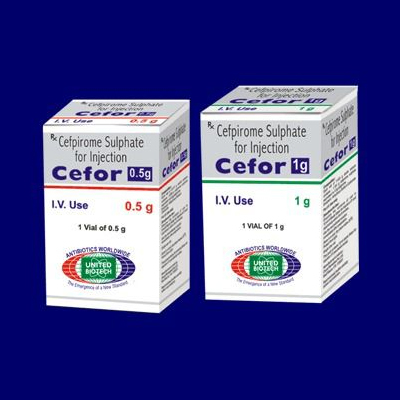 Cefpirome Sulphate for Injection - 1g Vials, Pure Quality Antibiotic Solution for Urinary and Respiratory Tract Infections