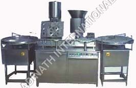 Silver Single Wheel Powder Filling Machine