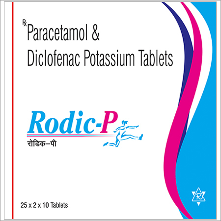 पेरासिटामोल और डाइक्लोफेनाक पोटेशियम टैबलेट