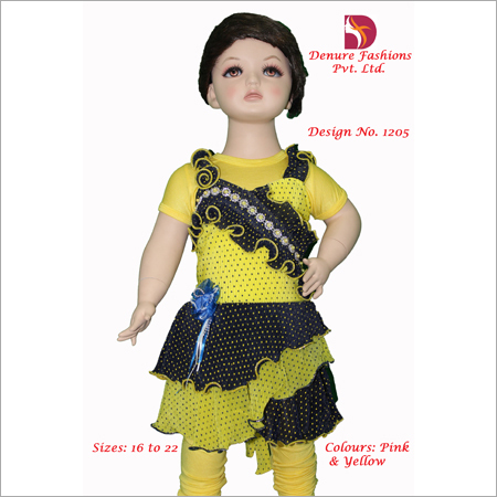 बच्चों के डिज़ाइनर फ्रॉक