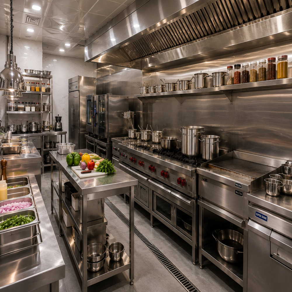 Catering Kitchen Equipments - Application: Hotels