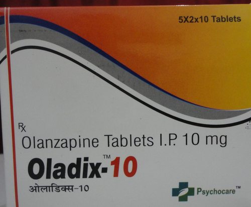 ओलांज़ापाइन टैबलेट्स I.P 10 मिग्रा
