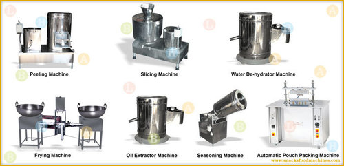 Fresh Potato Chips Snacks Food Production Line