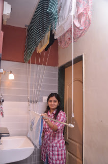 कपड़ों के लटकाने का पुली