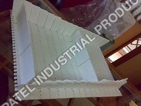 White Modular Chain Conveyors Belt