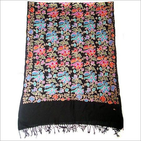 कश्मीरी कढ़ाई ऊन शॉल