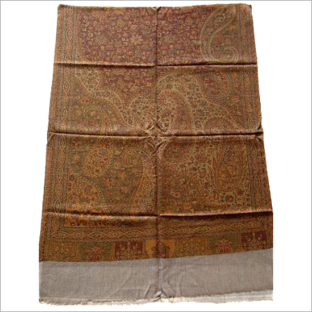 ब्राउन कश्मीरी पश्मीना शॉल