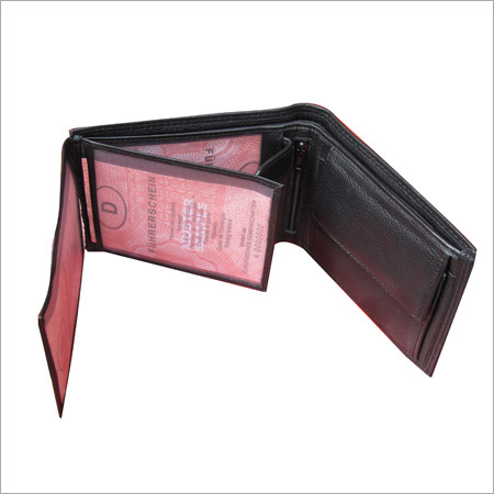 रंगीन चमड़े के बटुए