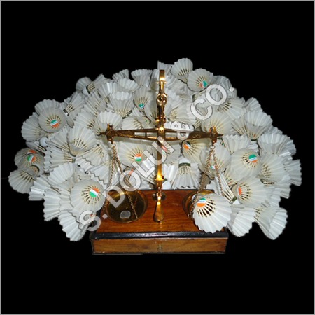 Badminton Shuttlecock - Natural Feathers, Lightweight, Immaculate White Finish | Durable, Better Flight Control, Dustproof