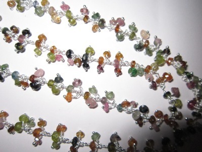 फेसेटेड रोंडेल हैंगिंग 92.5 स्टर्लिंग सिल्वर चेन साइज: 18 इंच