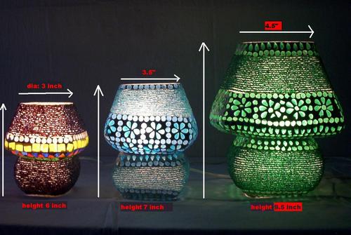 मोसाैक कांच की лам्प