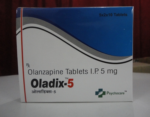 ओलांज़ापिन टैबलेट्स I.P 5mg