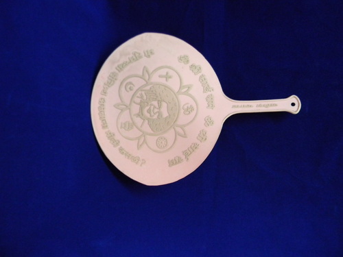 प्लास्टिक हाथ का पंखा