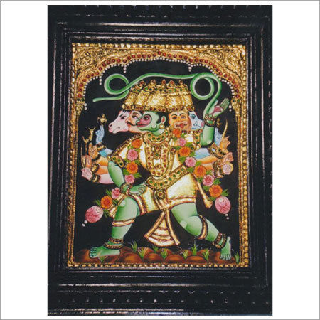 Lord Hanuman Tanjore Paintings