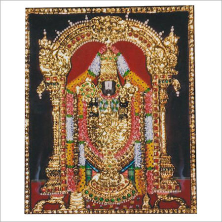 श्रीवेंकटाचलपति तंजोर पेंटिंग्स