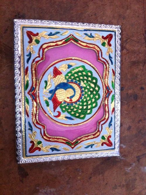 जर्मन सिल्वर सूखे मेवे का डिब्बा
