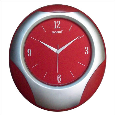 Red Dial Wall Clocks