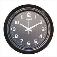 गोल काली दीवार घड़ियाँ