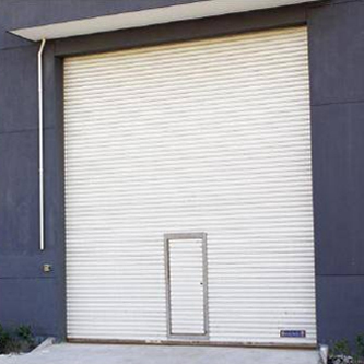 Rolling Shutter With Wicket Doors