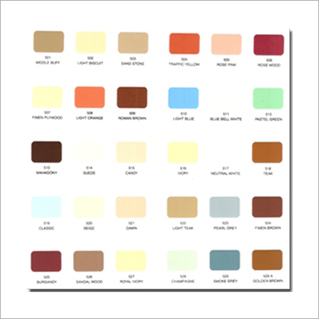 Fimen Colour Chart