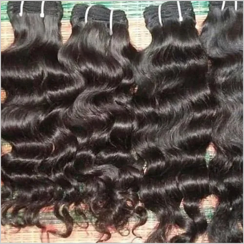 Machine Weft Body Wave Hair - Color: Natural Brown