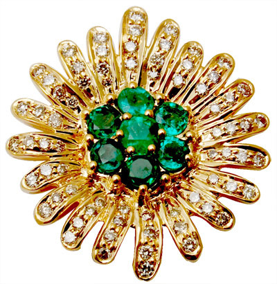  The Fashionable Diamond Gold Pendent, 18K Attractive Diamond Pendent Gender: Women'S