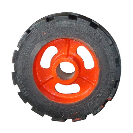 Rubber Bounded Trolley Wheels