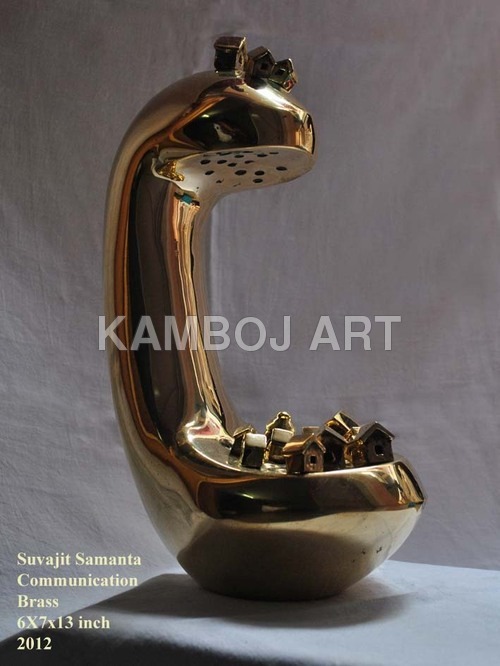 सजावटी धातु की मूर्ति