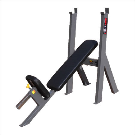 Incline Bench - Premium Quality Material, Manual Operation, Black Color | Sturdy Design, Muscle Gain, Perfect for Bodybuilding and Fitness Centers
