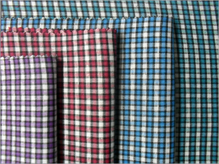 Small Check Shirtings Fabric