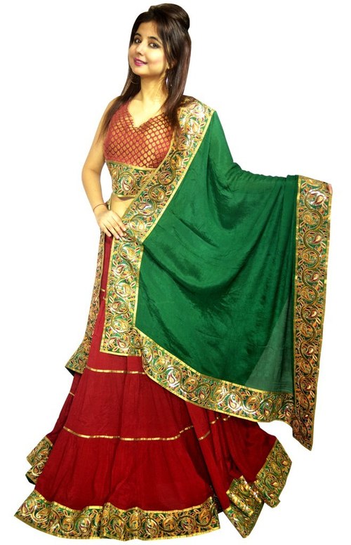 भारी दुल्हन के कपड़े