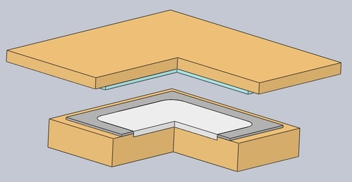 Flat Ptfe Sliding Bearing