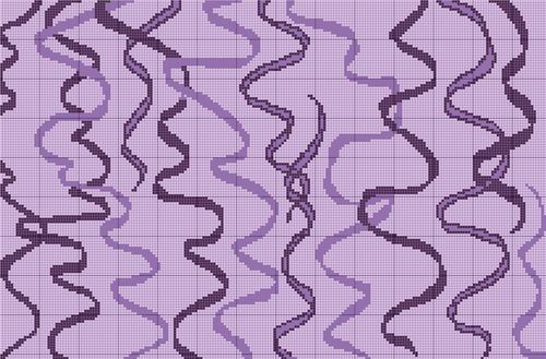 रिबन सार मोज़ेक टाइलें