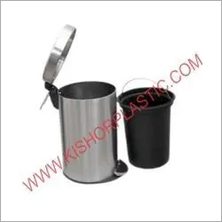 स्टेनलेस स्टील पेडल प्लेन डस्टबिन