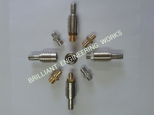 Quick Release Couplings - Stainless Steel SS304/SS316, Sizes 1/4"BSP to 1"BSP, Silver and Golden Color, 1 Year Warranty, 200-500g Weight