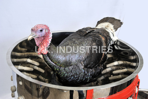 चिकन डी फेदरिंग और प्लकर मशीन