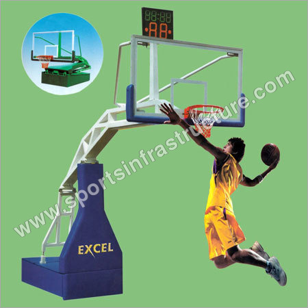 Movable Basketball Poles - Round Shape | Durable and Versatile for All Court Types