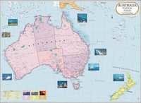  ऑस्ट्रेलिया राजनीतिक मानचित्र 