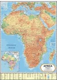  अफ्रीका भौतिक मानचित्र