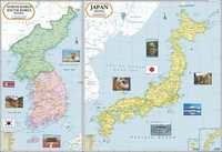  जापान-उत्तर कोरिया-दक्षिण कोरिया मानचित्र 