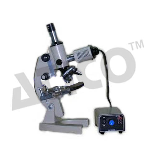 Student Metallurgical Microscope - WF 10x & H 15x Eyepieces, M10x & M45x Objectives | High Magnification, Power Efficient, Variable Light Control