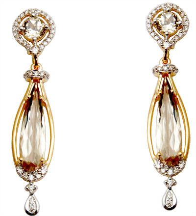 Graceful Diamond Earrings Jewelry Set Gender: Women'S