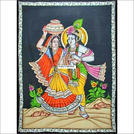 राधा कृष्ण दीवार पर लटकने वाला सामान