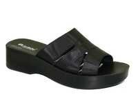 ब्लैक हाई हील कैज़ुअल लेडीज़ स्लिपर