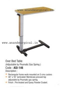 Over Bed Table (Adjustable By Pneumatic Gas Spring)